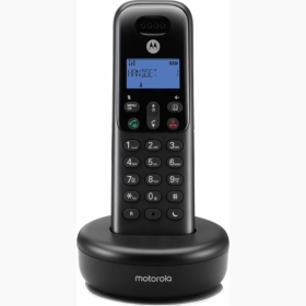 Motorola T501+ Ασύρματο Τηλέφωνο με Aνοιχτή Aκρόαση Μαύρο