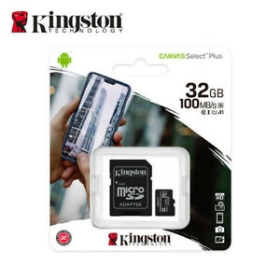 Kingston 32GB MICRO SDXC Canvas Select 80R CL10 UHS-I (KINSDS/32GB)