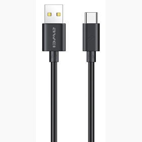 AWEI καλώδιο USB σε Type-C CL-110T, 5A, 1m, μαύρο