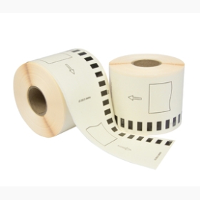 DK22205 White Continuous Paper (62mm x 30.48m) για Brother