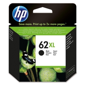 HP Μελάνι Inkjet No 62XL Black