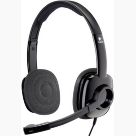 Logitech H151 On Ear Multimedia Ακουστικά με μικροφωνο και σύνδεση 3.5mm Jack μαύρα