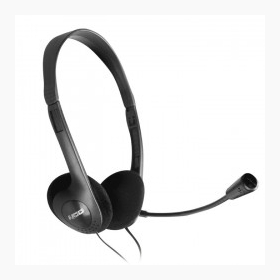NOD PRIME Στερεοφωνικό headset, με σύνδεση 2x3,5mm. Black