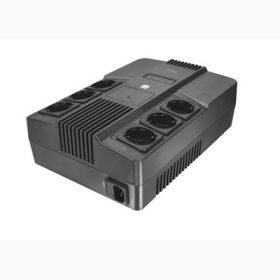 TRUST - Maxxon 800VA UPS with 6 standard wall power outlets - Σύστημα UPS - Εξωτερικό Black