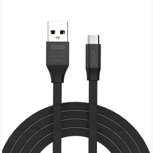 GOLF Καλώδιο Wing USB 2.0 σε Micro, Fast Charging, Sync, 1m, μαύρο