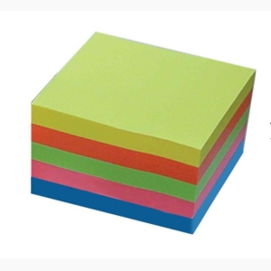 Αυτοκόλλητα χαρτάκια χρωματιστά 7,6x7.6εκ. 400φ.