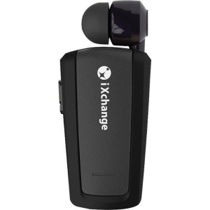Retractable Bluetooth Mini Headset iXchange UA25XB Black