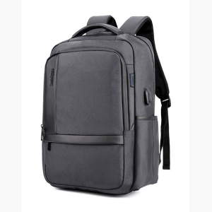ARCTIC HUNTER τσάντα πλάτης B00120C-GY με θήκη laptop, αδιάβροχη, γκρι