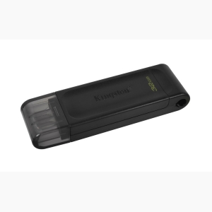 ΦΛΑΣΑΚΙ Kingston DataTraveler 70 32GB USB 3.2 Type C Μαύρο