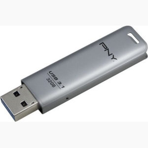 PNY Elite Steel 32GB USB 3.1 Stick Ασημί