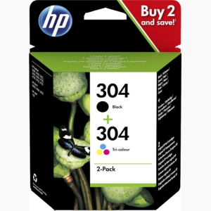 HP Μελάνι Inkjet No 304 2-Pack