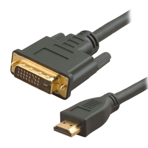 ΚΑΛΩΔΙΟ Powertech HDMI 19pin male / DVI 24+1 male 3m