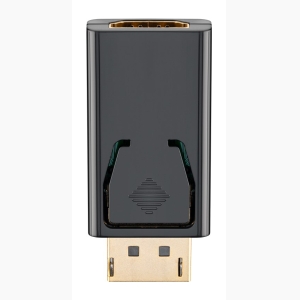 ΑΝΤΑΠΤΟΡΑΣ GOOBAY αντάπτορας DisplayPort σε HDMI 51719, gold-plated, ΜΑΥΡΟΣ